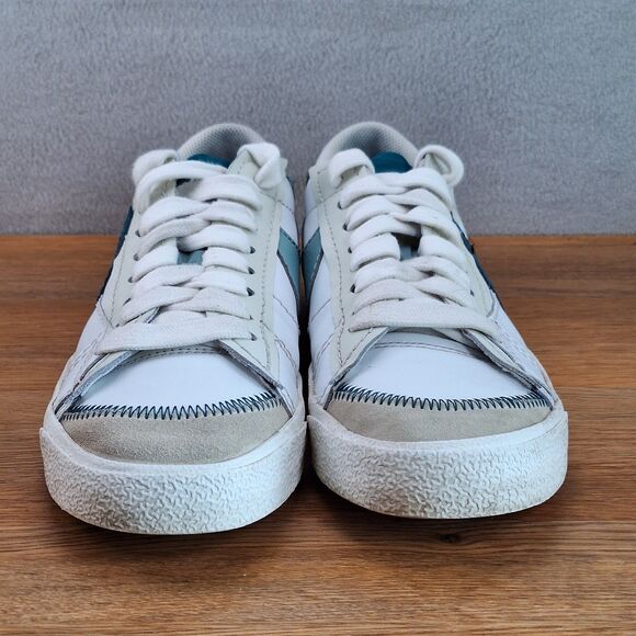 Nike Blazer \'77 Jumbo Low Men\'s 9 Sneakers White Teal Leather DN2158-101 Summit main image 5